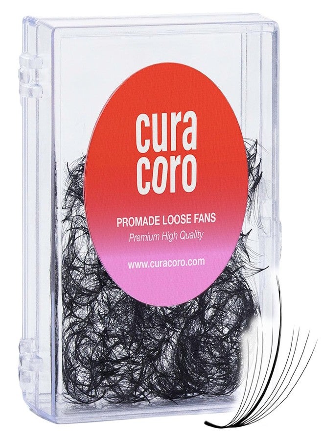 Curacoro Promade Wispy 500 Fans - 9D 0.05 Lash Extensions, Handmade Volume Eyelashes, C CC D Curls, 9–17mm Length, Long-Lasting Professional Lash Fans (9D 0.05 CC 10 mm) - Image 1
